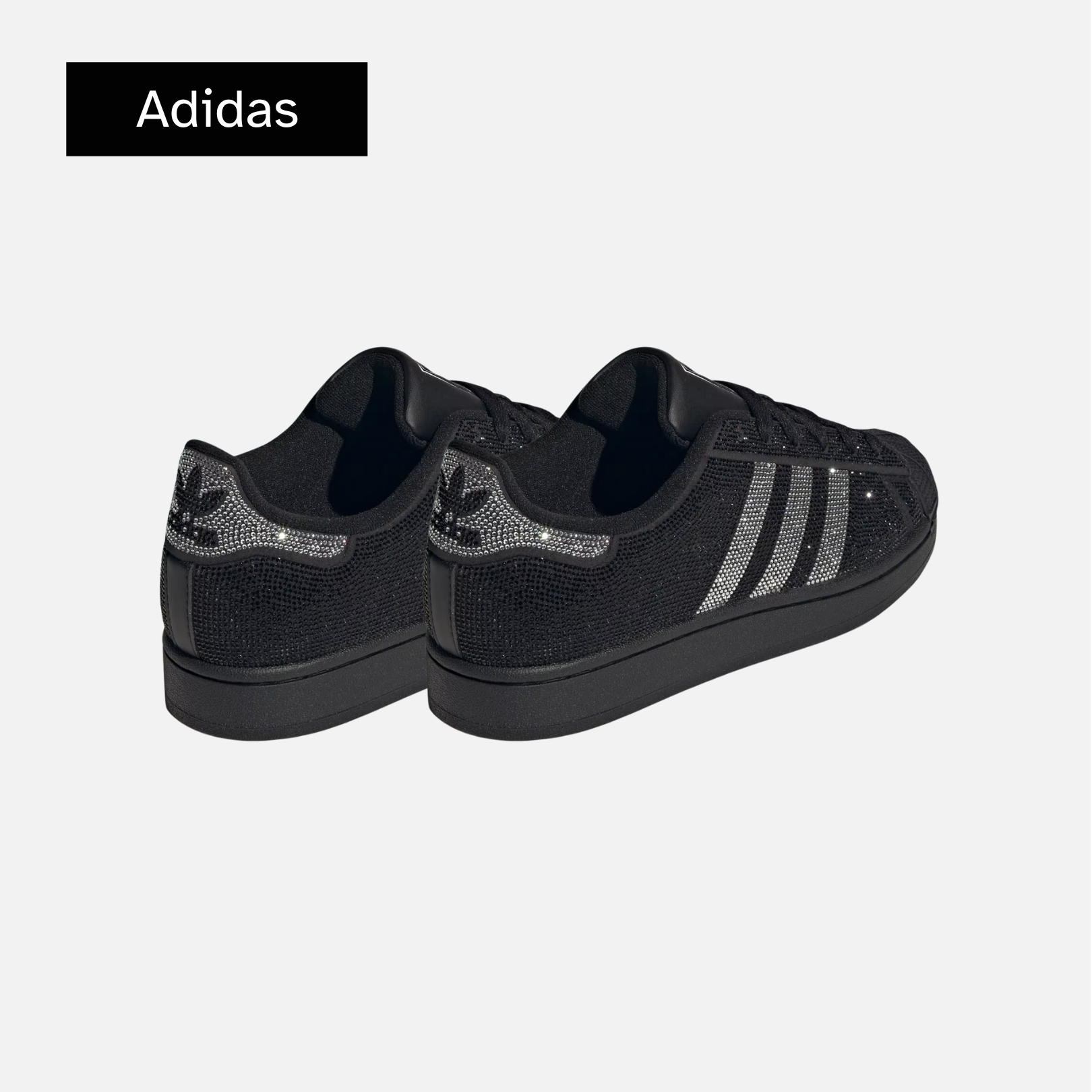 adidas Wmns Superstar 2 'Rhinestone Black Silver'