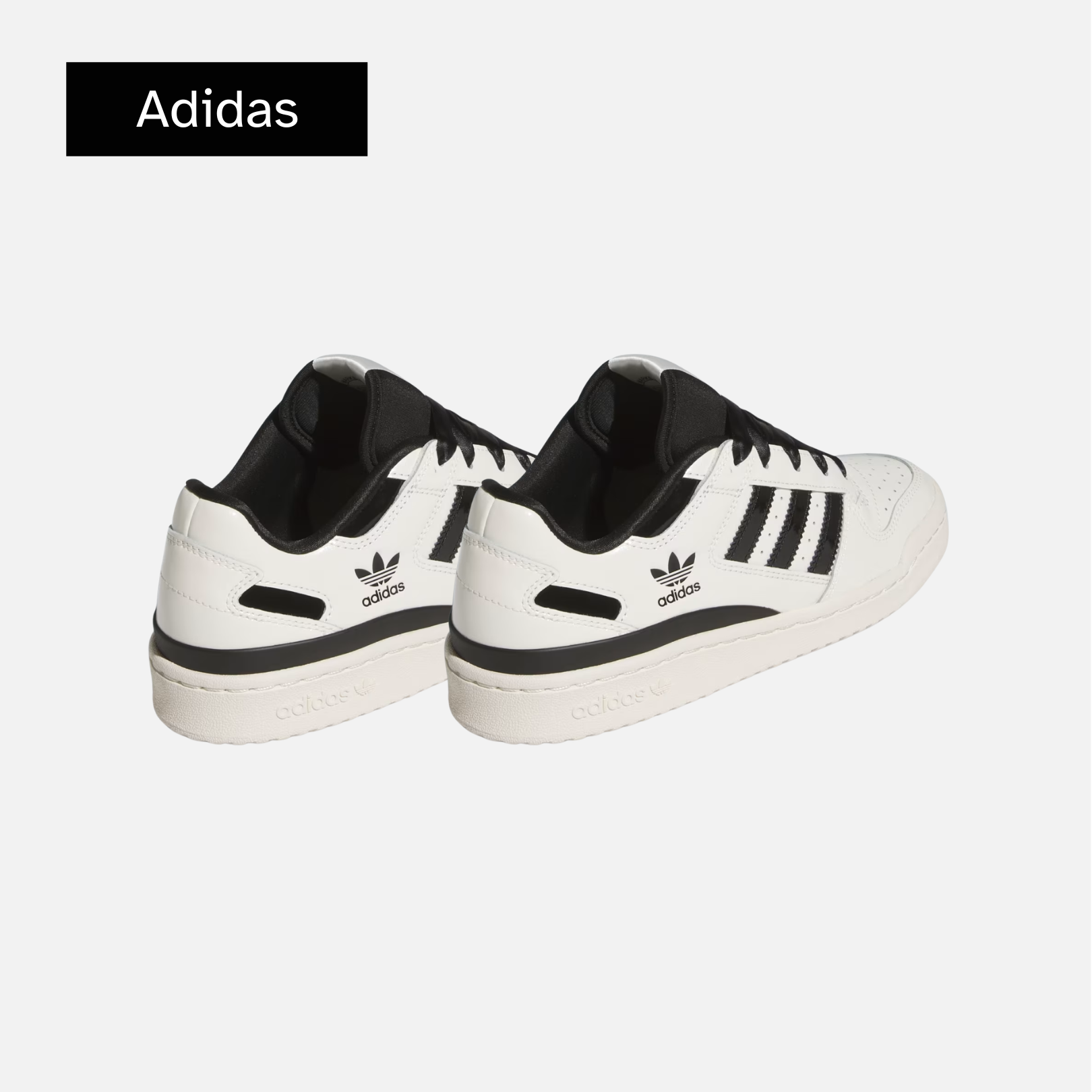 Adidas Wmns Forum Low CL 'Off White Black Patent'