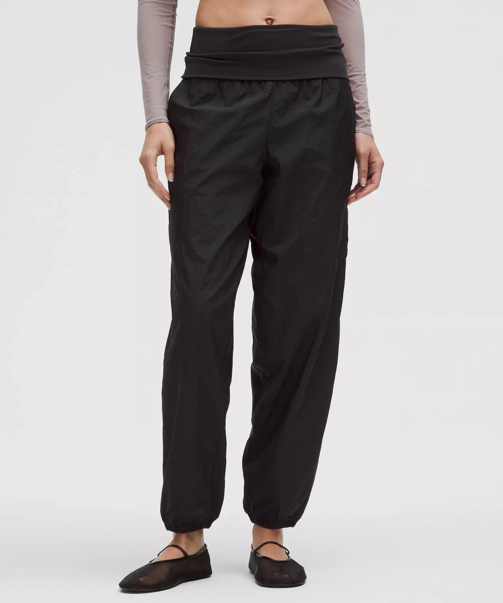 Lightweight Foldover-Waist Jogger